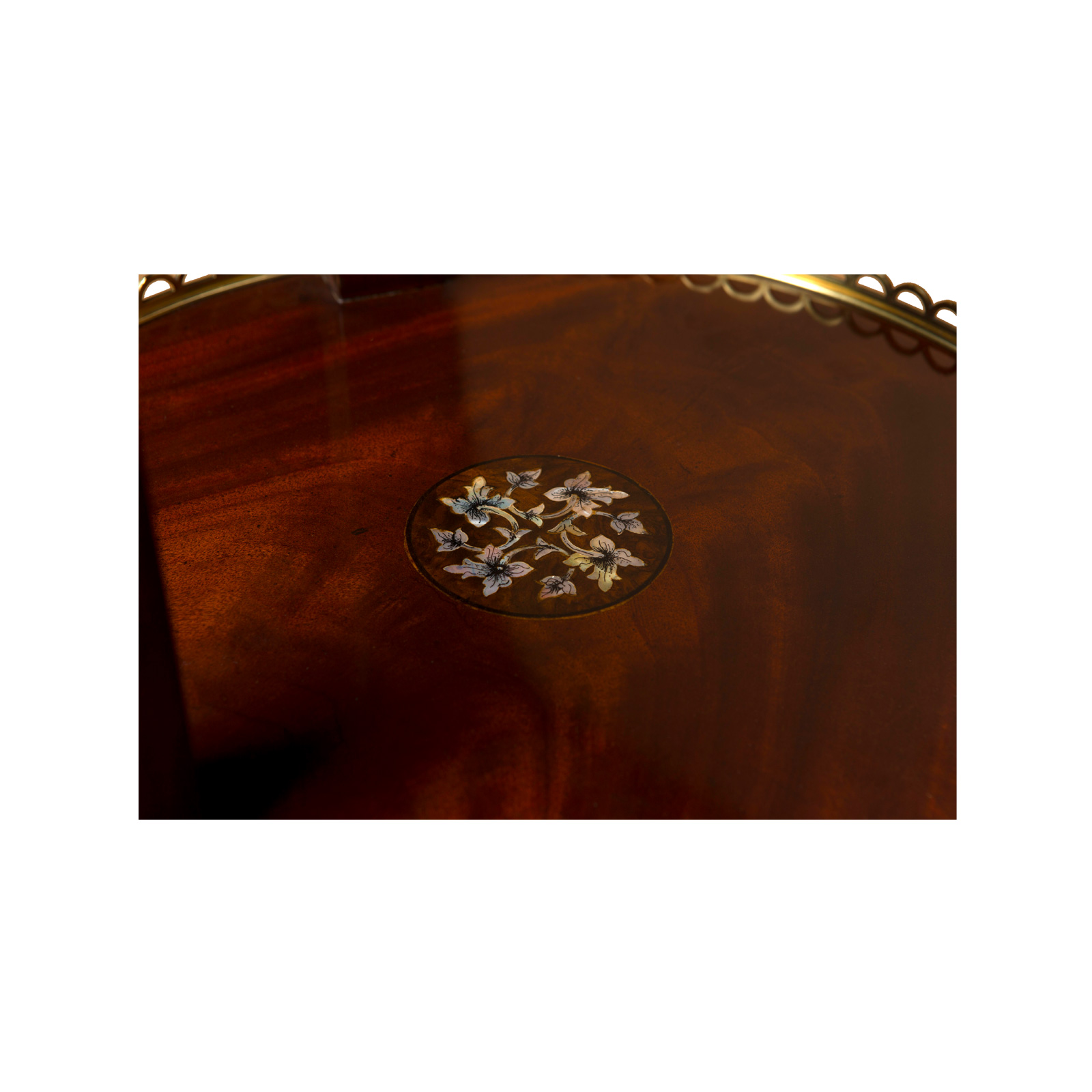 Evident in every piece of furniture is intricate attention to the smallest details, whether a piece of hardware, hand painted flower or leaf, carving or intricate inlays all done by hand.